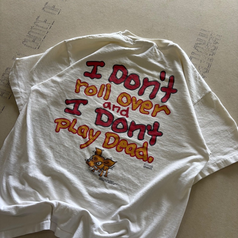 Vintage‎ 90s Psycho Chihuahua Perro Loco T-shirt